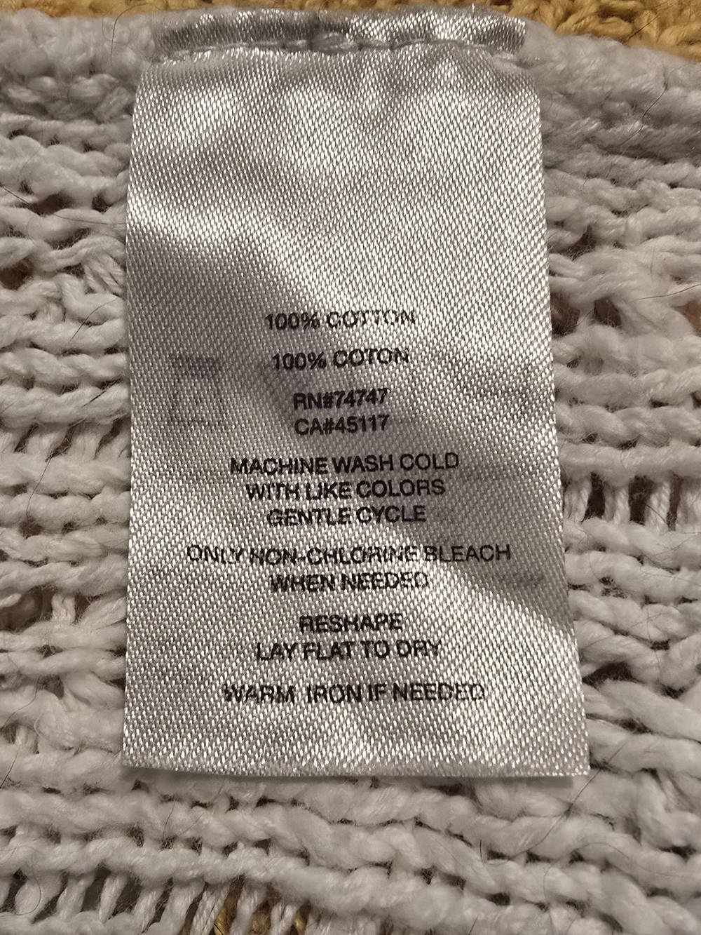 Natural Reflections Retro Stripe Open Knit Hoodie Sweater – Size Medium. - Picture 6 of 8
